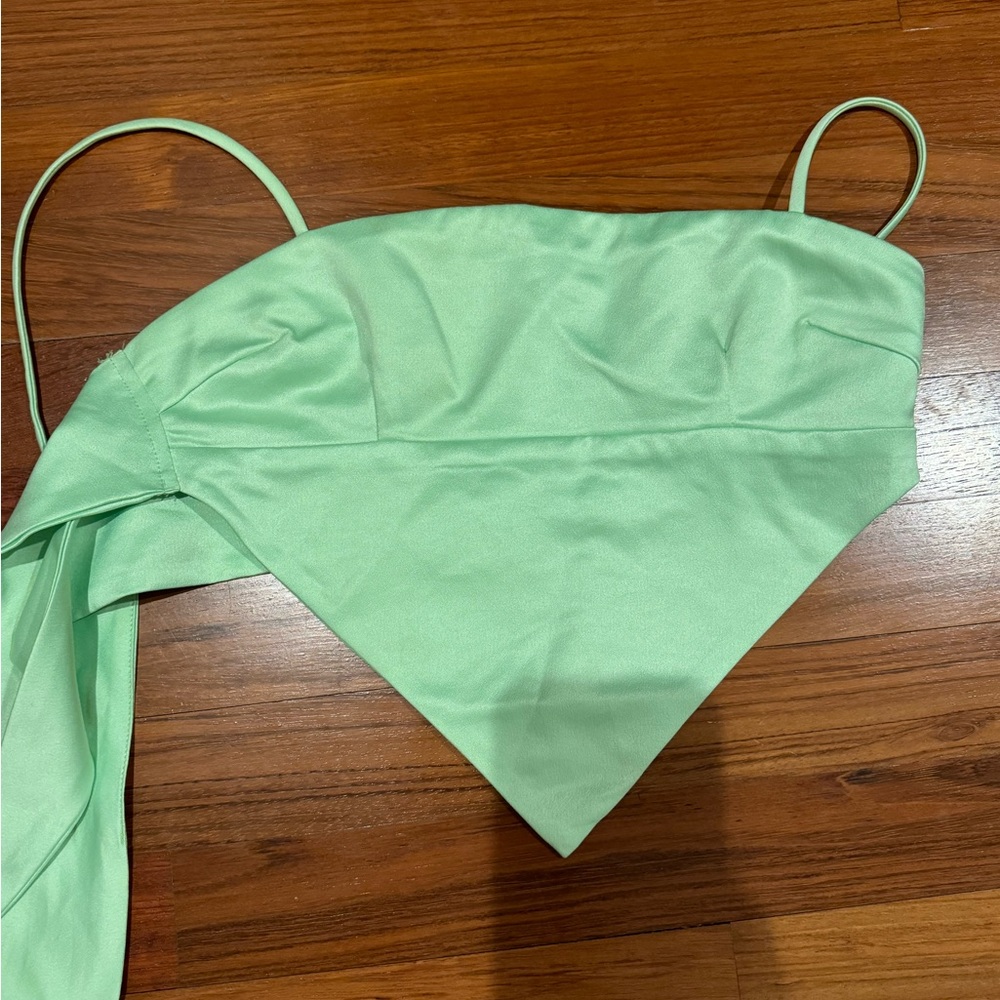 Tie back bandana shirt